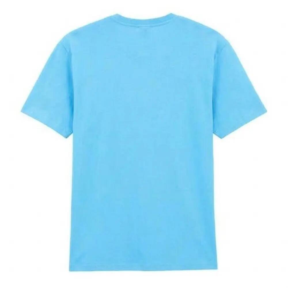 Tshirt Uni Et Léger Manches Courtes Adulte (Bleu Ciel) 2/3