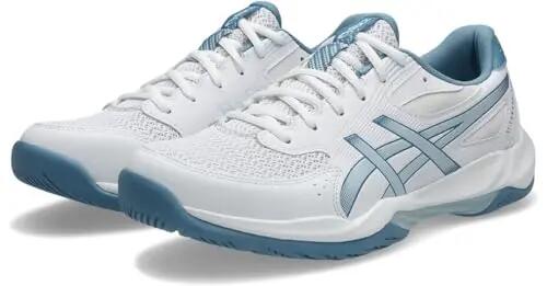 chaussures - volley - unisex - amorties, durables, Gel-Rocket 12 - blanc/cyan 2/4
