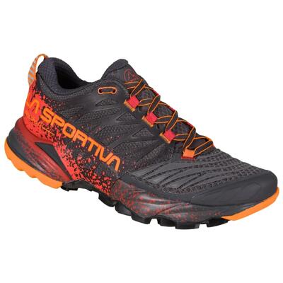 Schoenen - trail - dames - akasha ii - demping - carbone/cerise