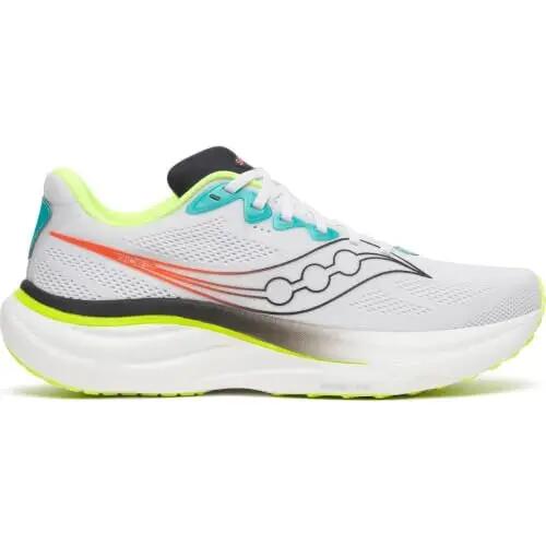 Zapatillas - Running - Hombre - Transpirables, ligeras - Ride 19 - blanco/citron 2/3