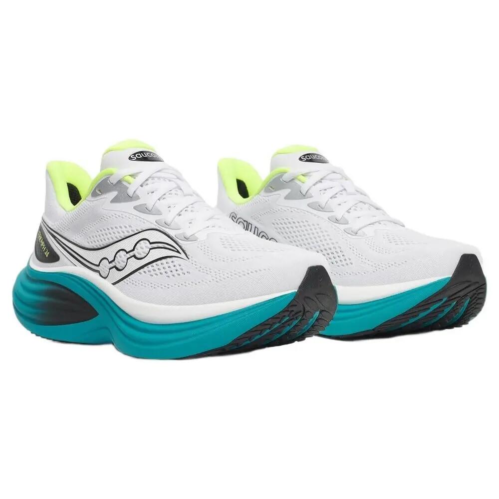Scarpe - da corsa - da uomo - ammortizzate - triumph 24 - bianco/turchese 4/4