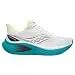 Scarpe - da corsa - da uomo - ammortizzate - triumph 24 - bianco/turchese 3/4