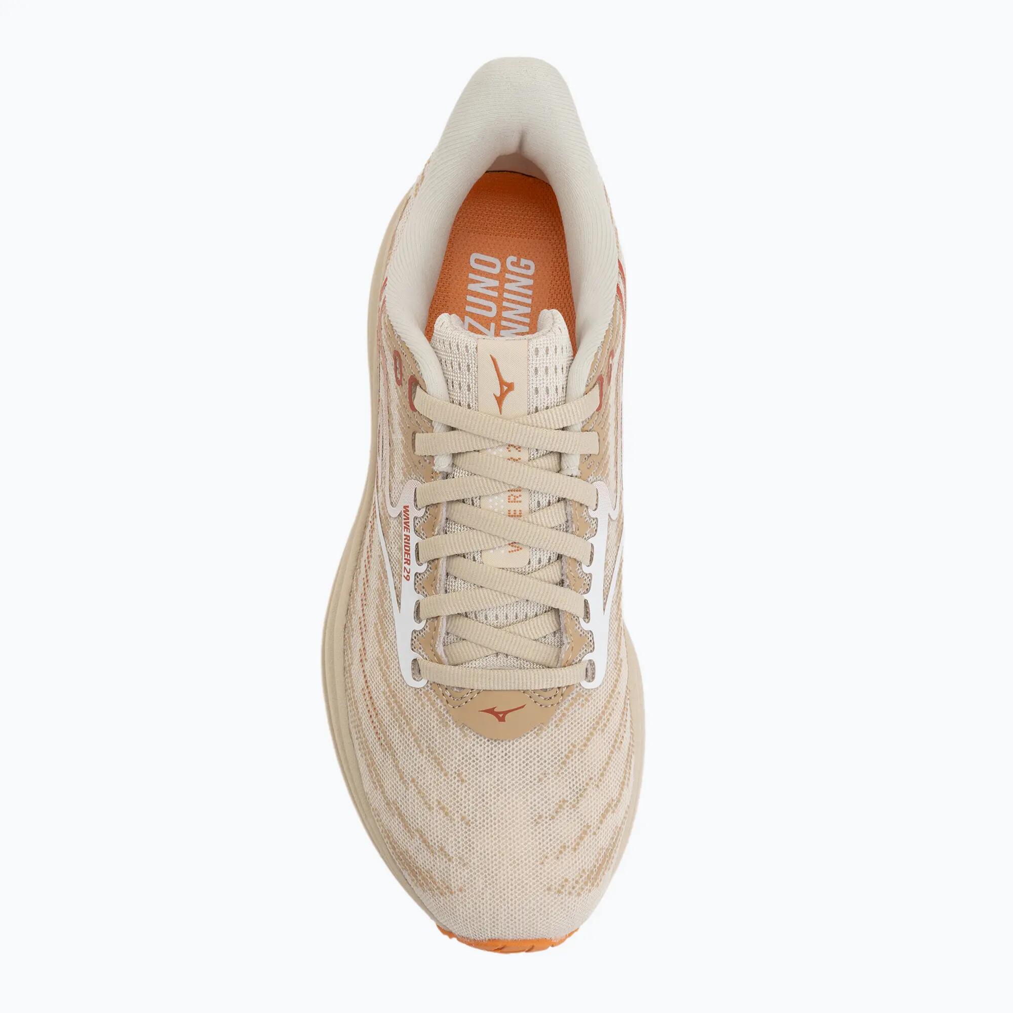 Scarpe da corsa Mizuno Wave Rider 29 Beige/Bianco/Arancione 5/7