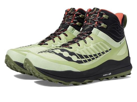 Chaussures - trail - imperméables, amorties - ultra ridge gtx - vert pâle/noir
