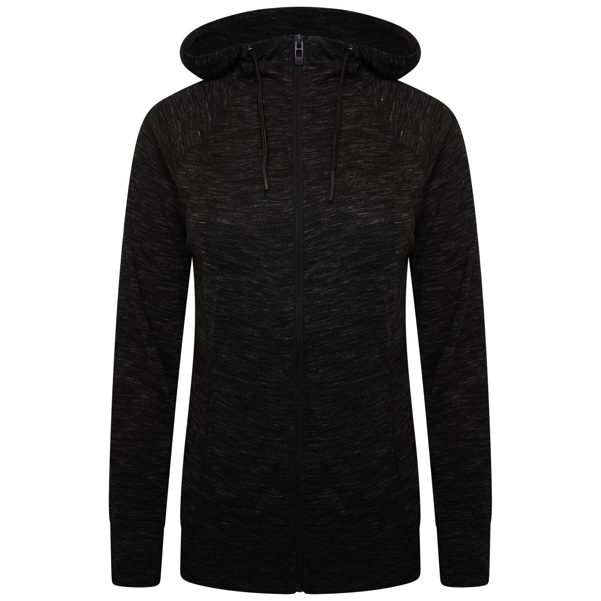 Womens/Ladies Pull Through Hoodie (Charcoal Grey Marl) 1/5