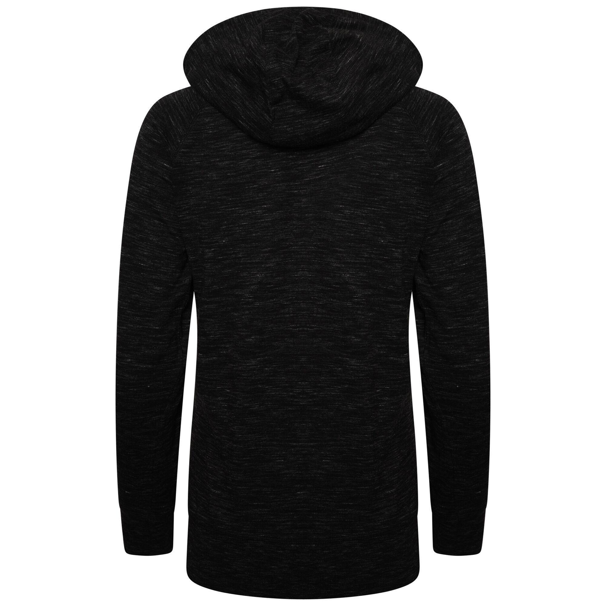 Womens/Ladies Pull Through Hoodie (Charcoal Grey Marl) 2/5