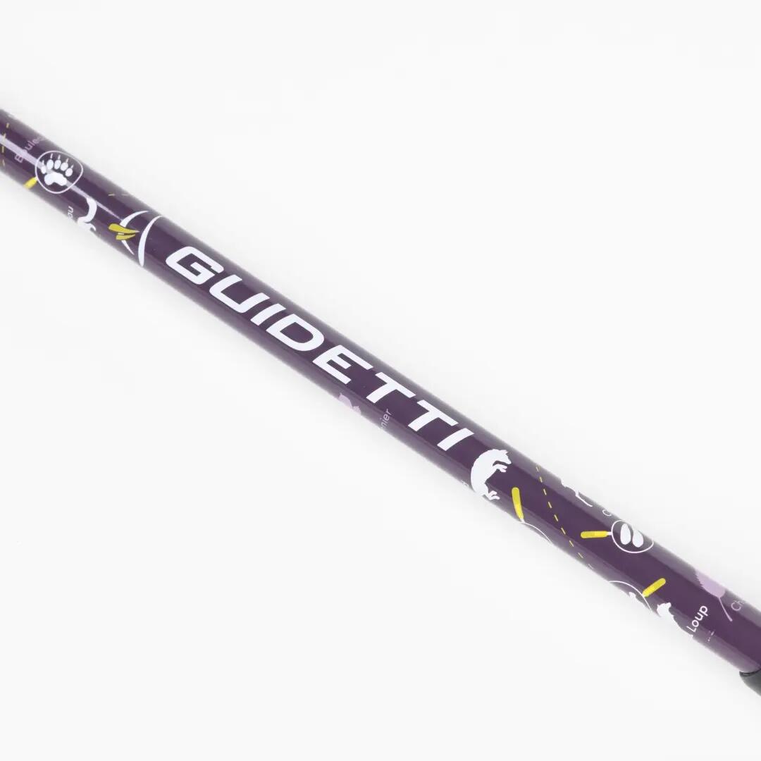 Bâtons de randonnée enfant GUIDETTI JVA PRUNE robustes 5/6