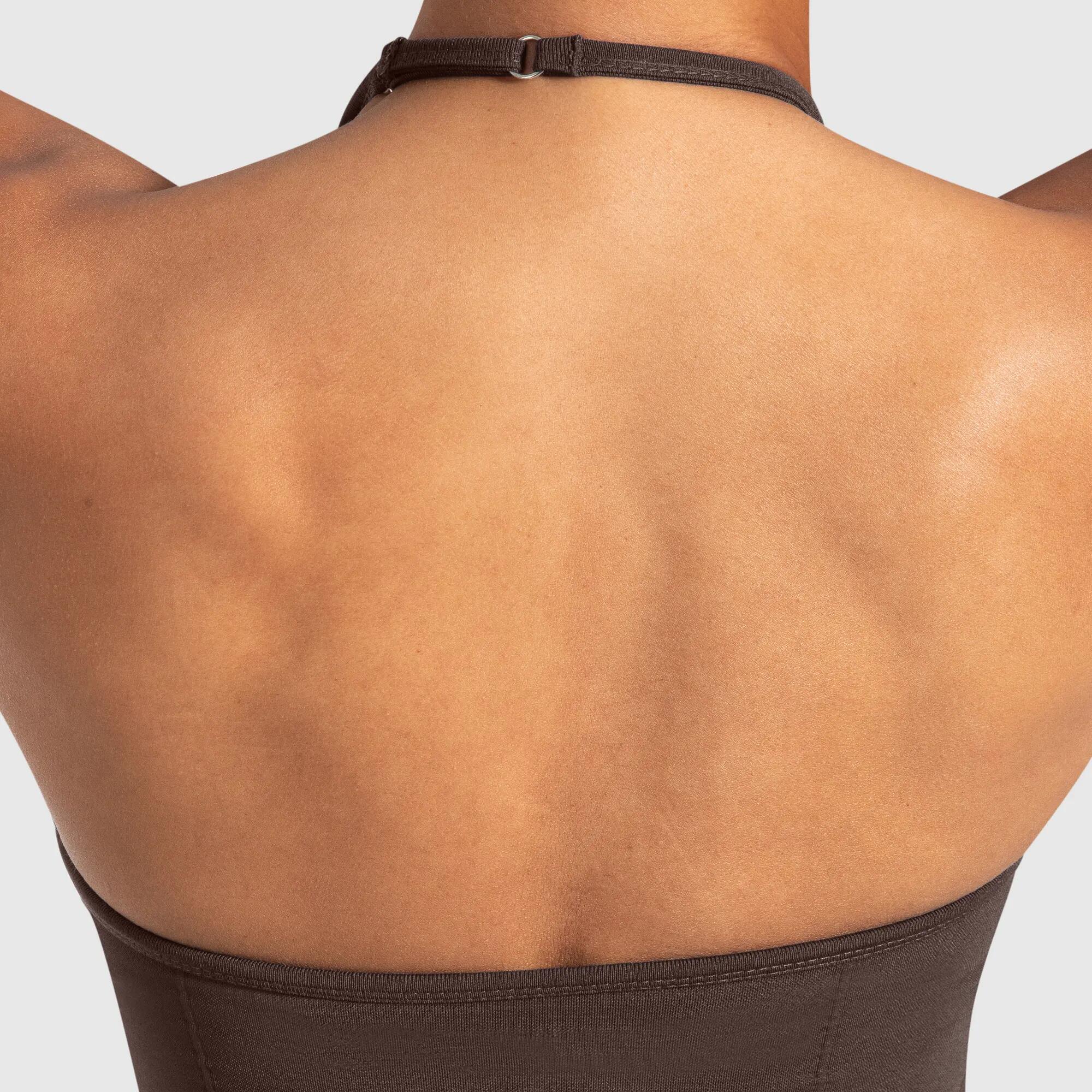 Damen Crop Top Malena Braun 5/5