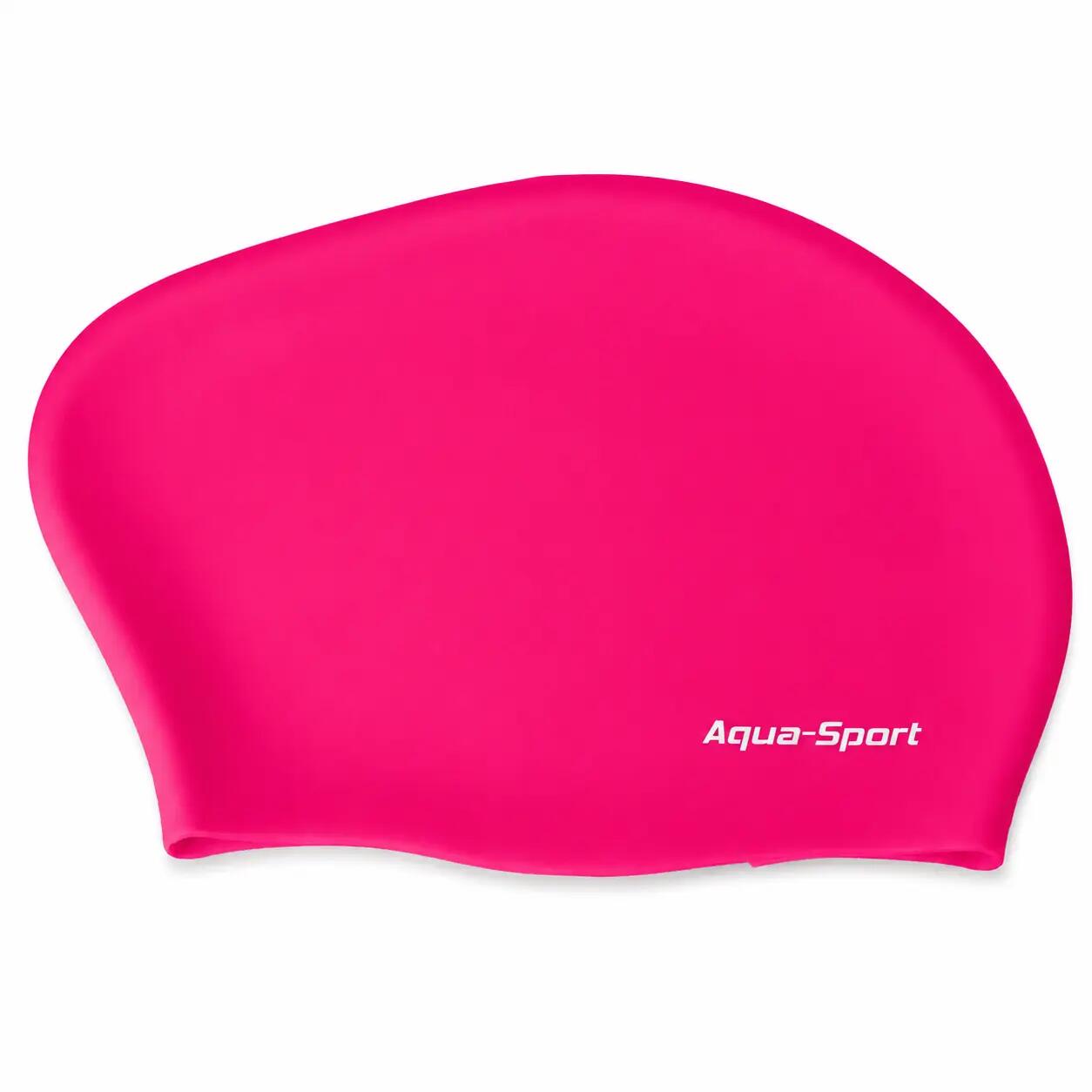 Czepek pływacki silikonowy na basen unisex Aqua-Sport Long Hair 7/8