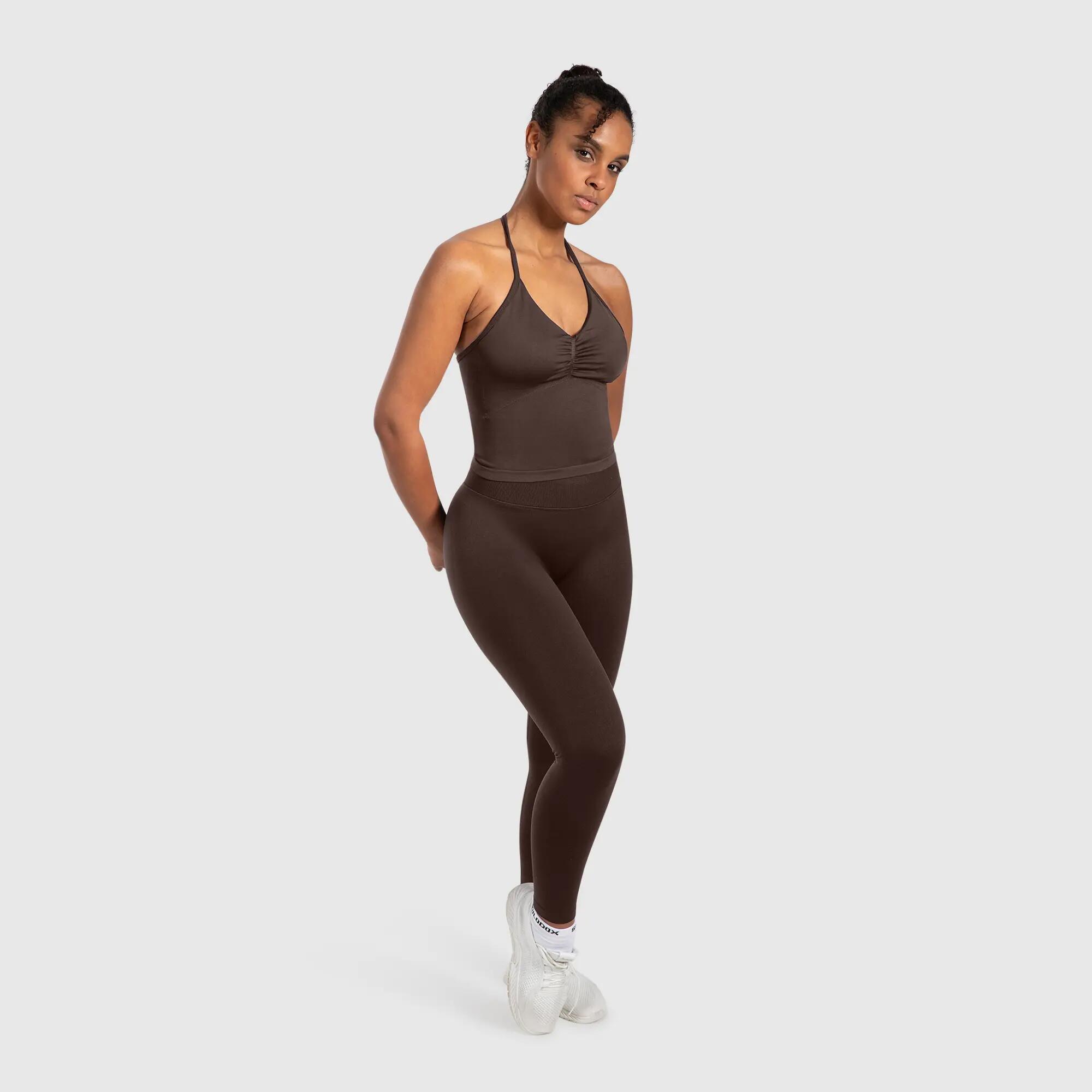 Damen Crop Top Malena Braun 3/5