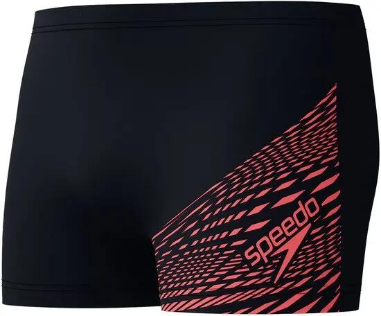 Boxer de bain - natation - homme - medley logo - noir/orange