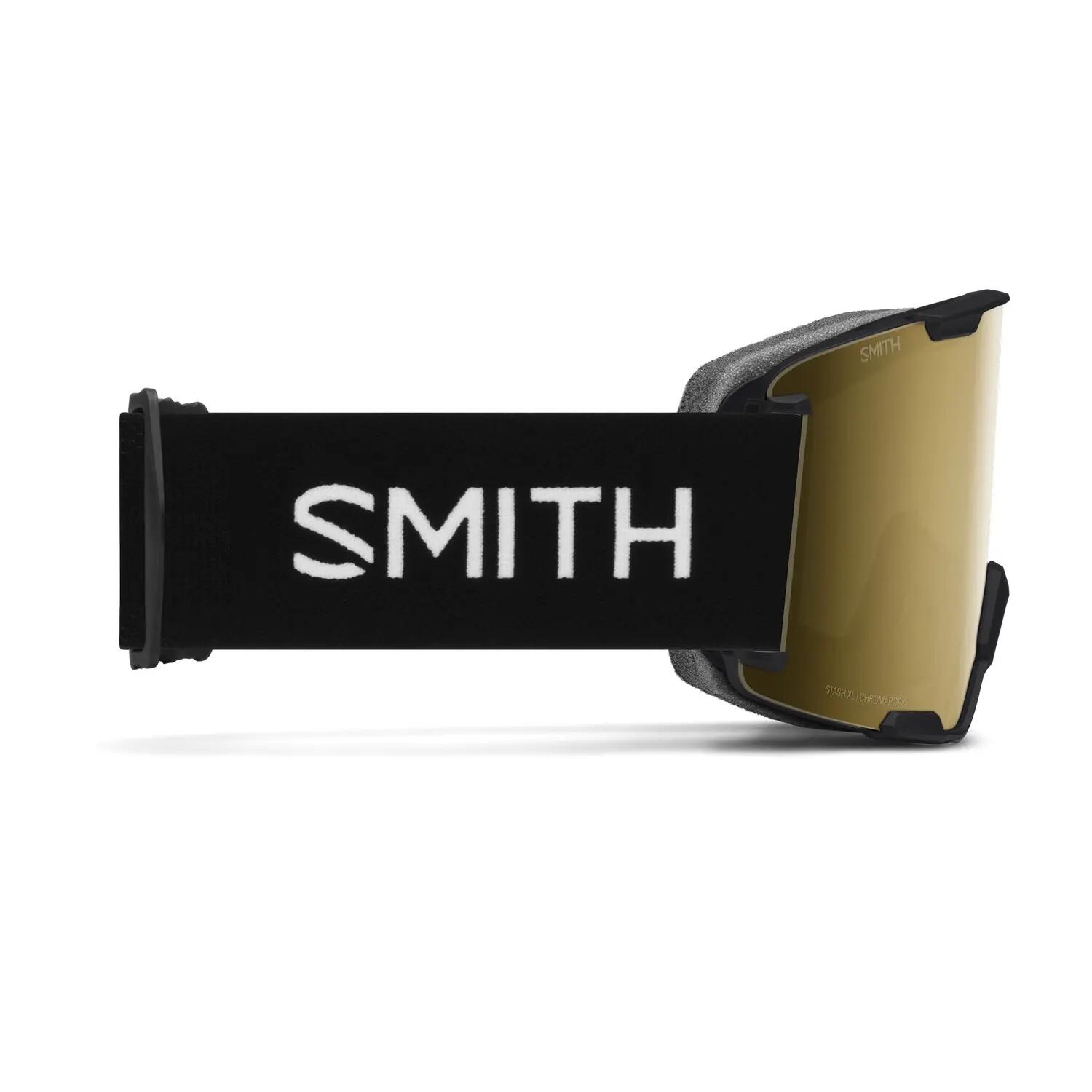 Masque Ski Stash Xl Black Chromapop Sun Black Gold Mirror Cat 3 + Cat 1 Homme 3/4
