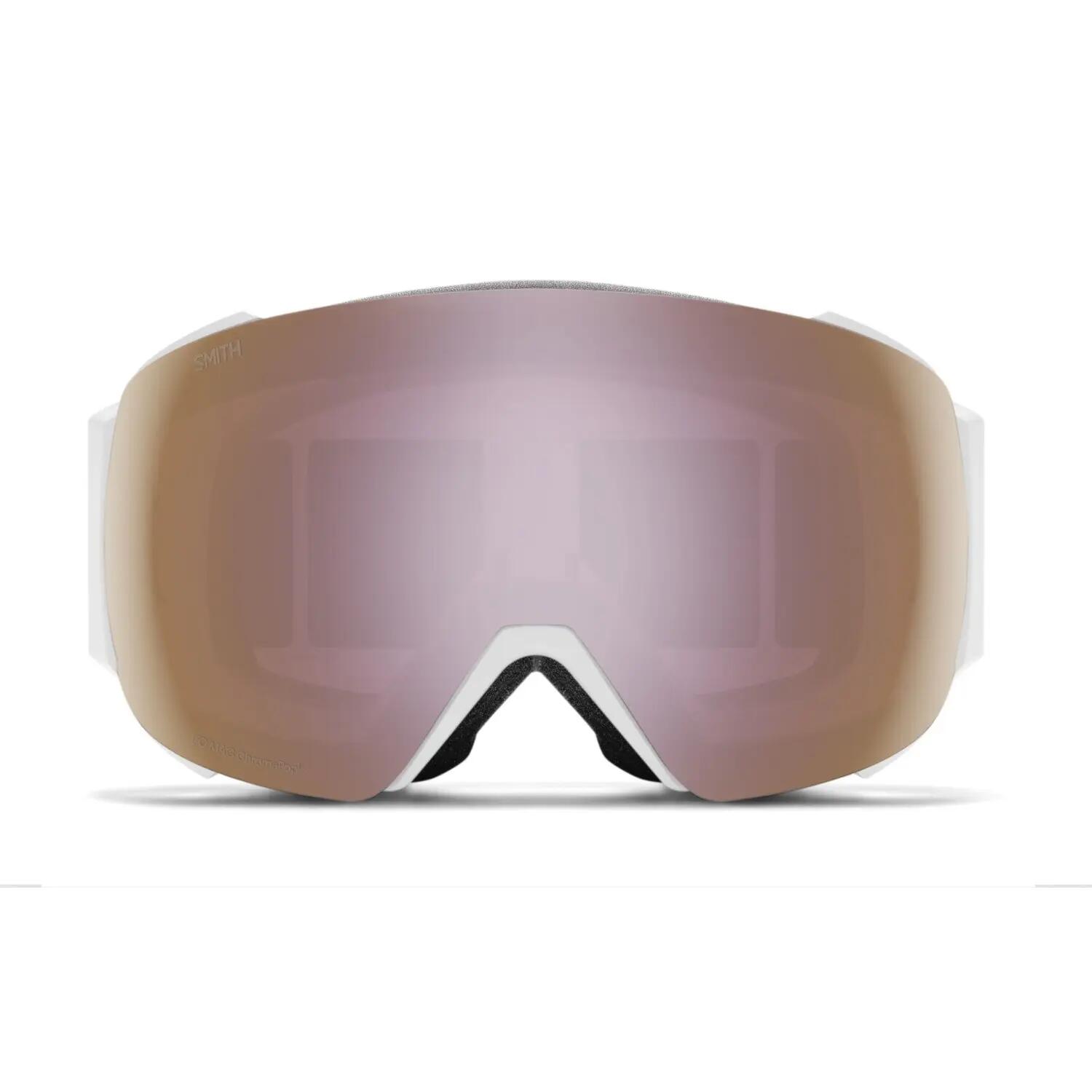 Masque Ski Io Mag Black Chromapop Everyday Rose Gold Mirror Cat 2 + Cat 1 Homme 2/3