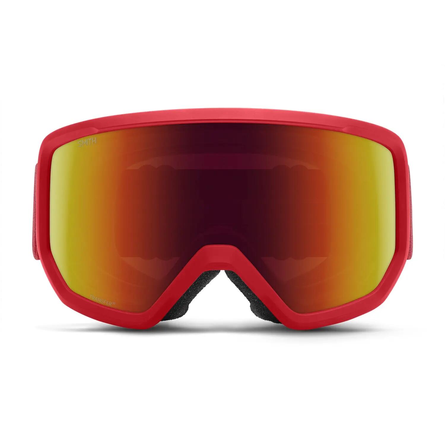 Máscara de esquí Transfer Patrol Red Solx Mirror Antifog Cat 3 Hombre 3/4