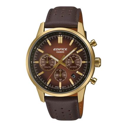 Casio Chronographe Montre Marron/Marron EFR-575CL-5AEF