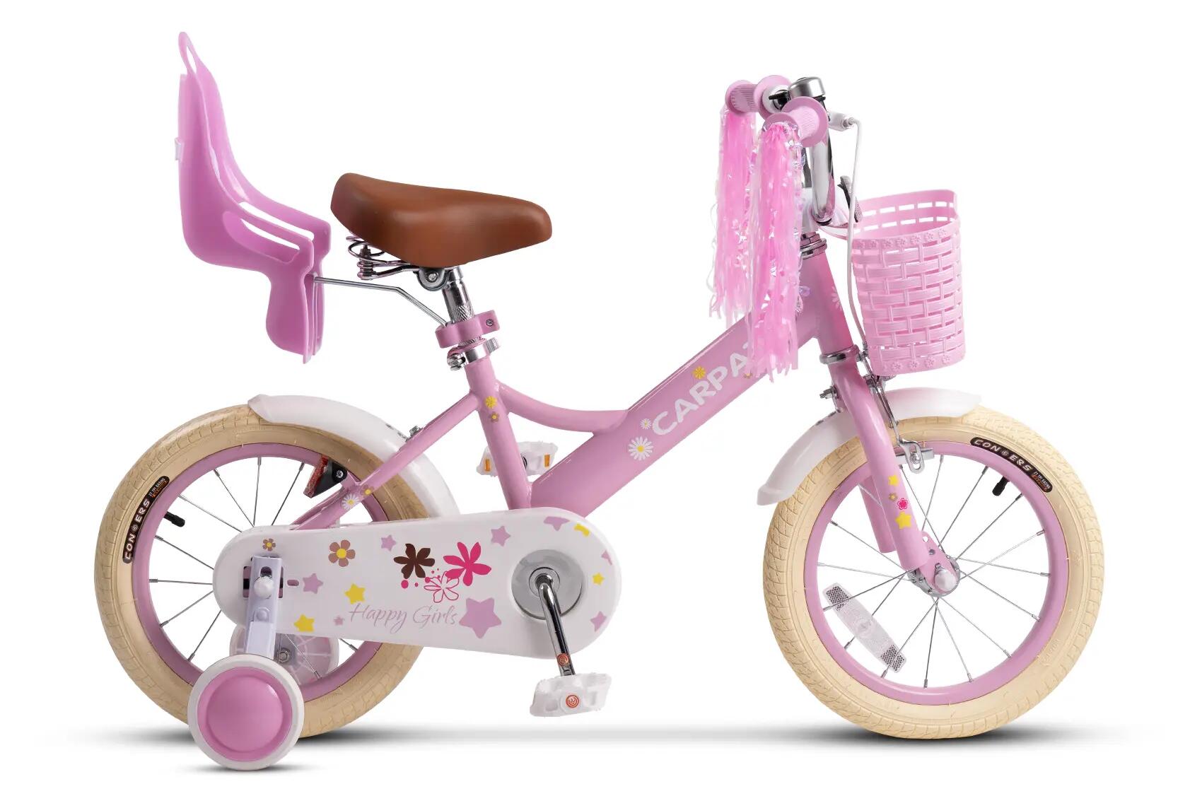 Bicicletă Copii Happy Roz