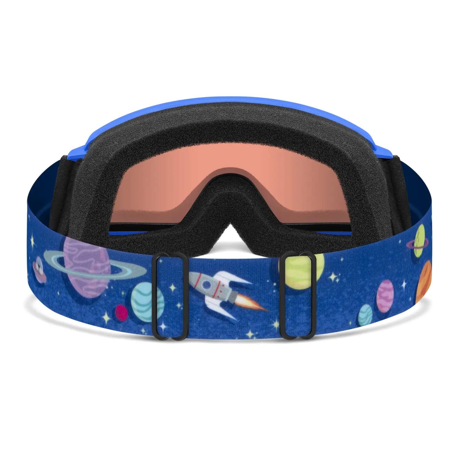 Masque De Ski Rascal Supernova Rockets Rose Copper Antifog Cat 2 Garçon 4/4