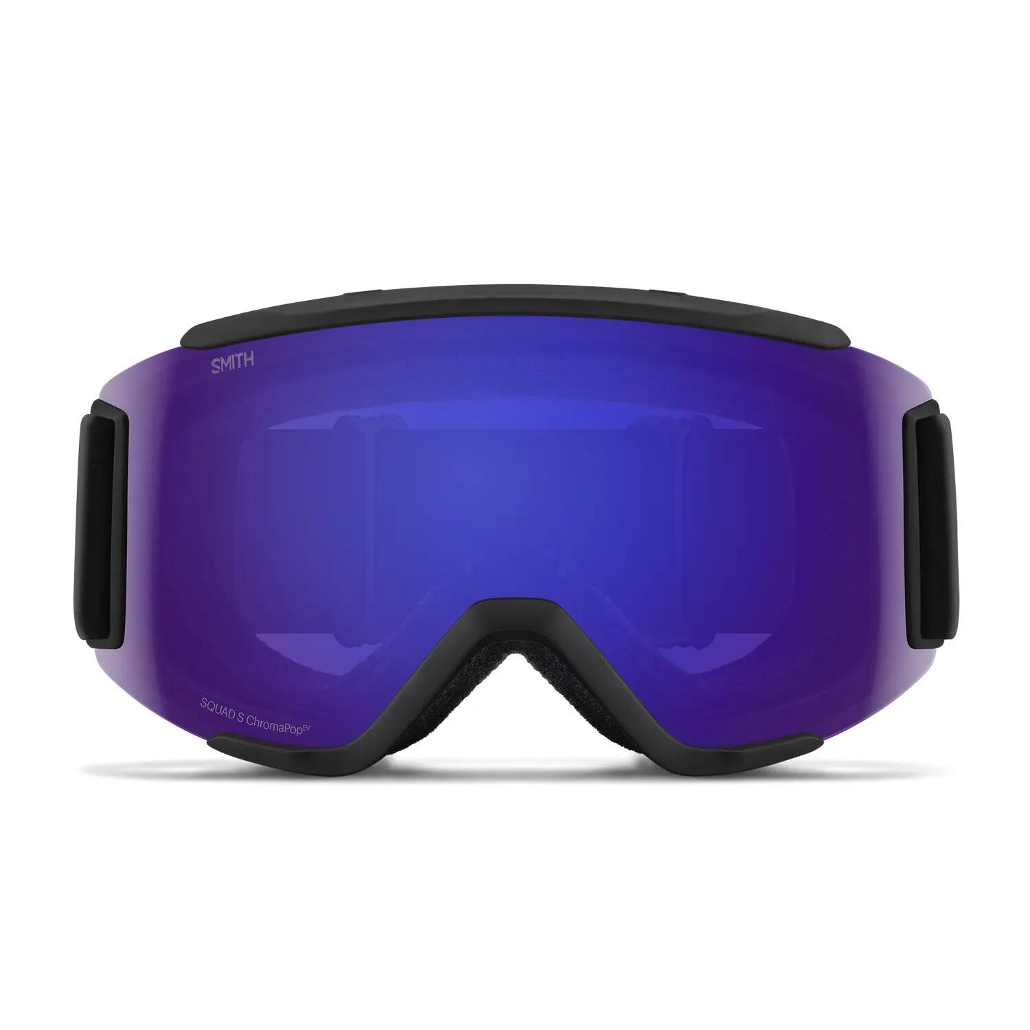 Masque Ski Squad S Black Chromapop Everyday Violet Mirror Cat 2 + Cat 0 Homme 4/4