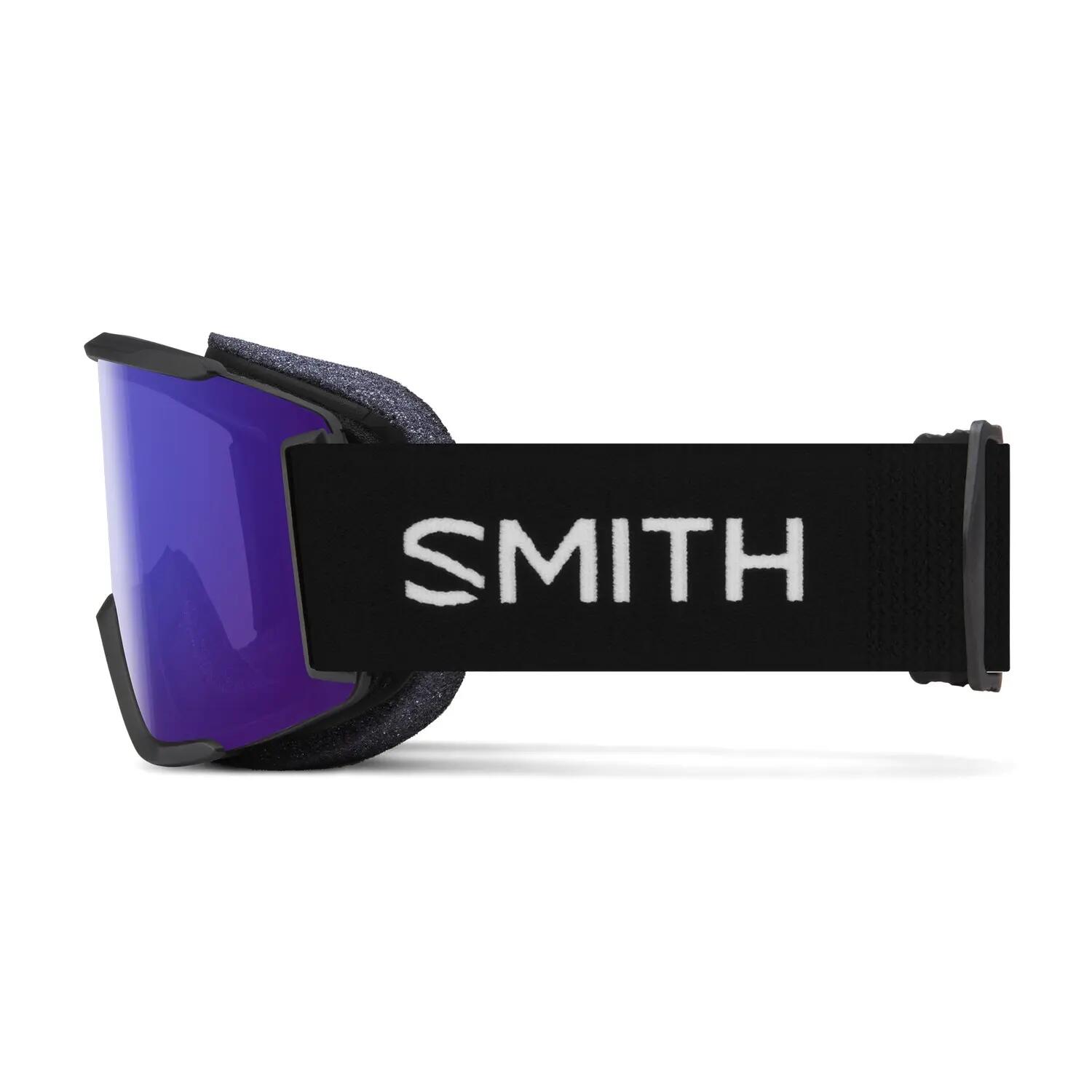 Masque Ski Squad S Black Chromapop Everyday Violet Mirror Cat 2 + Cat 0 Homme 3/4