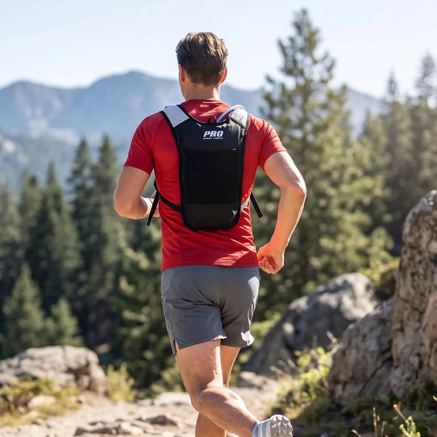 Mochila de hidratação para corrida com sistema de hidratação de 2 litros 2/11