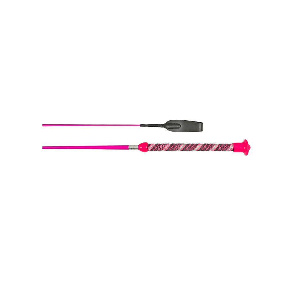 Stonr stripe flying whip with grip handle glossy shaft