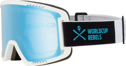 Herren-ski-skibrille-photochromatisch-contex-weiß/hellblau