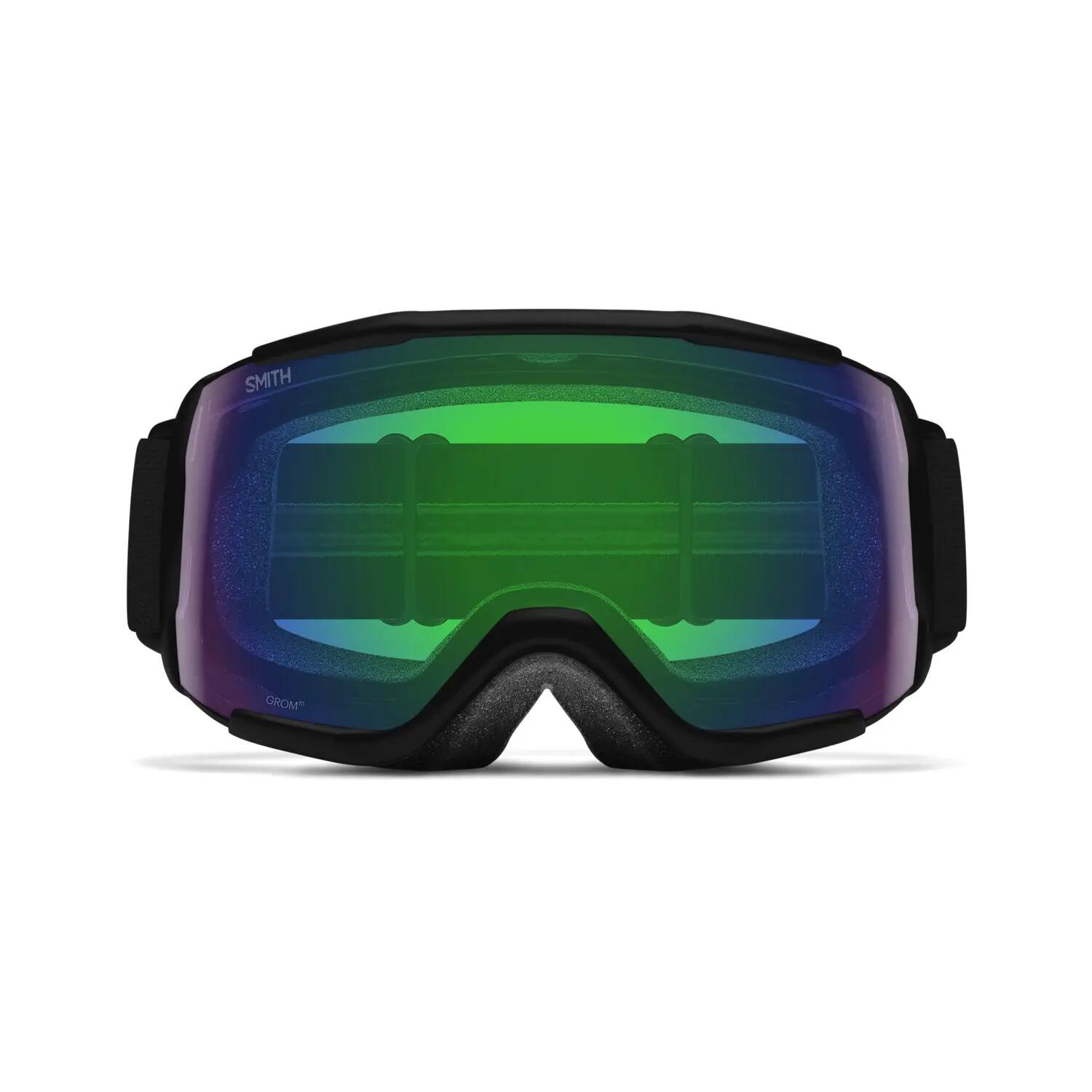 Masque De Ski Grom Black Chromapop Everyday Green Mirror Cat 2 Garçon 3/4