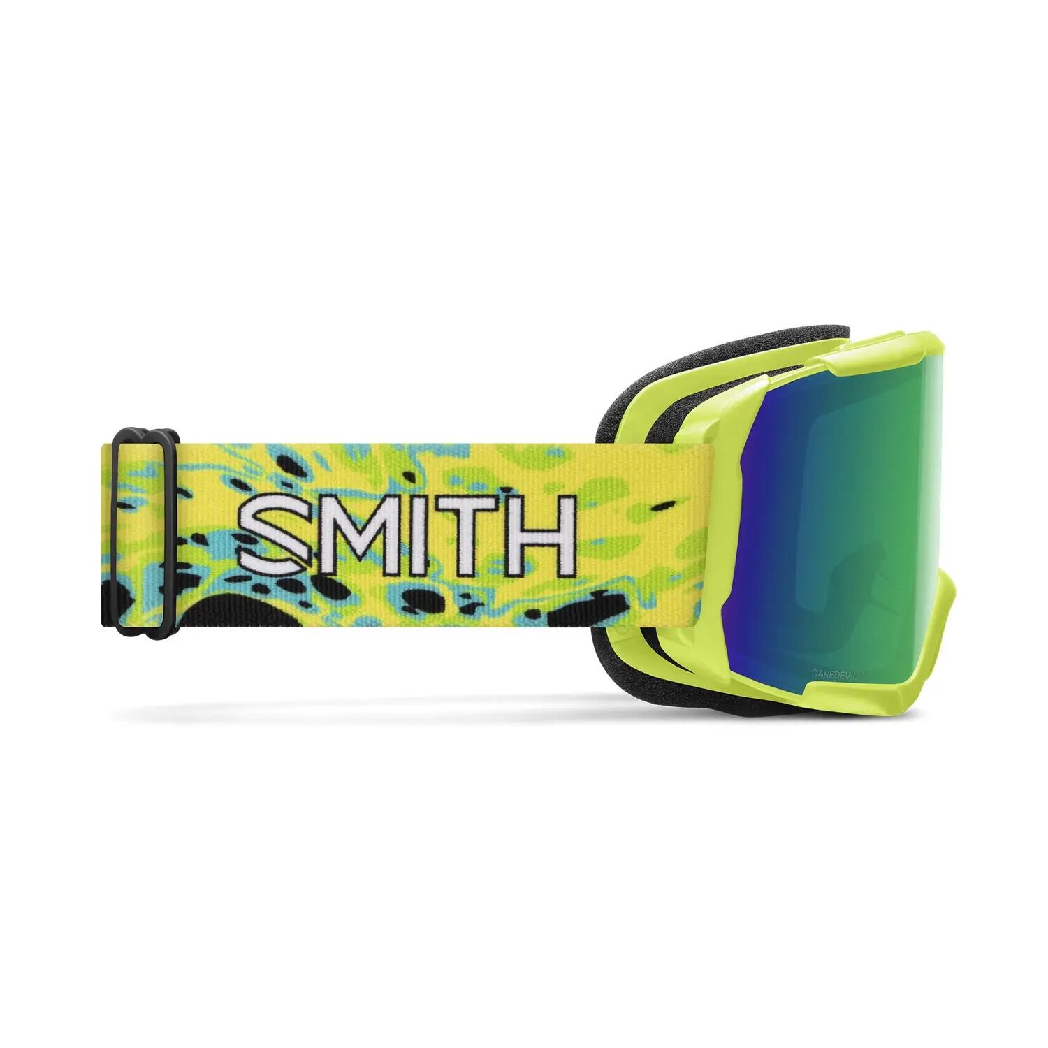 Skibril Daredevil Electric Lime Slime Green Solx Mirror Antifog Cat 3 Jongens 2/4
