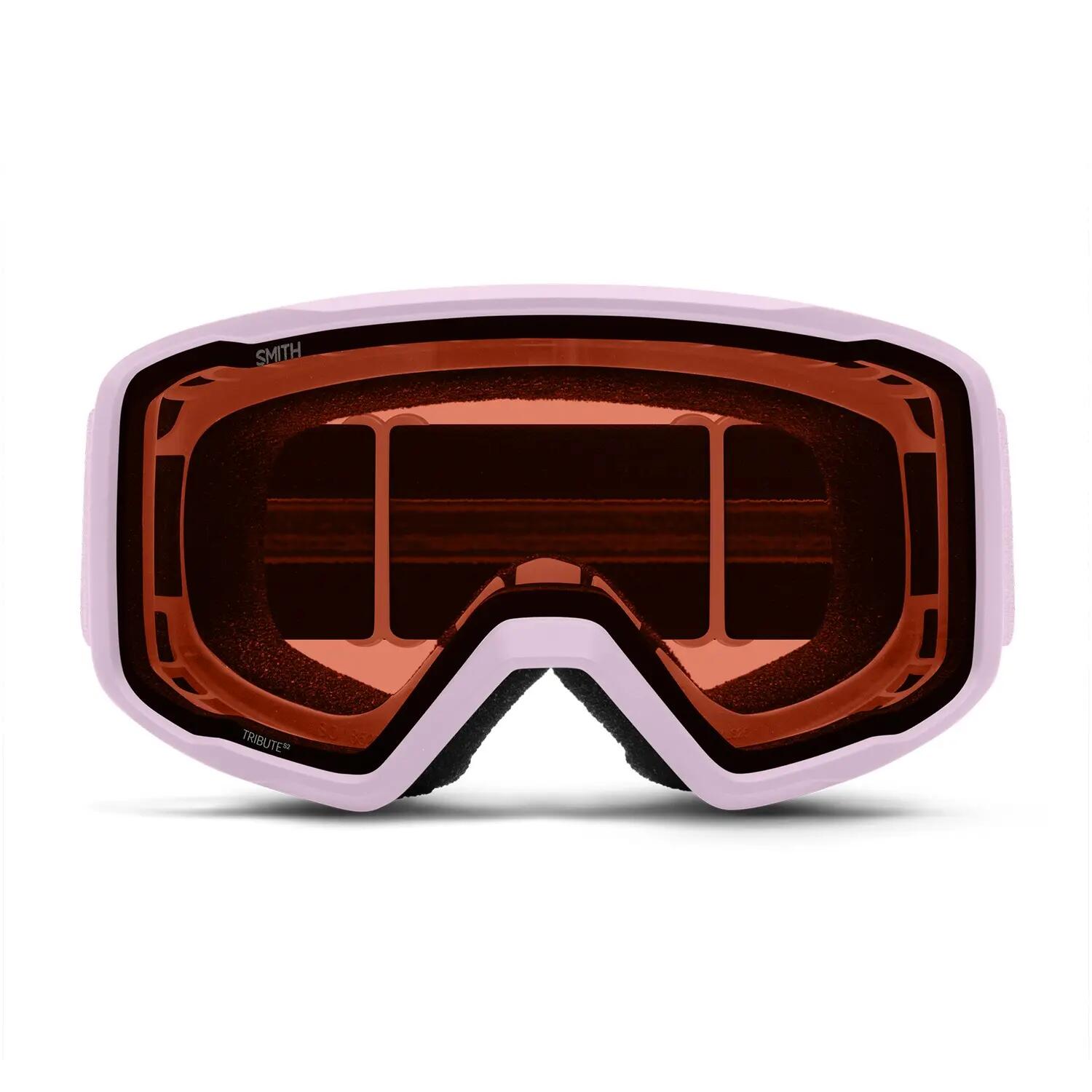 Masque De Ski Tribute Pink Frost Copper Antifog Cat 2 Femme 3/4