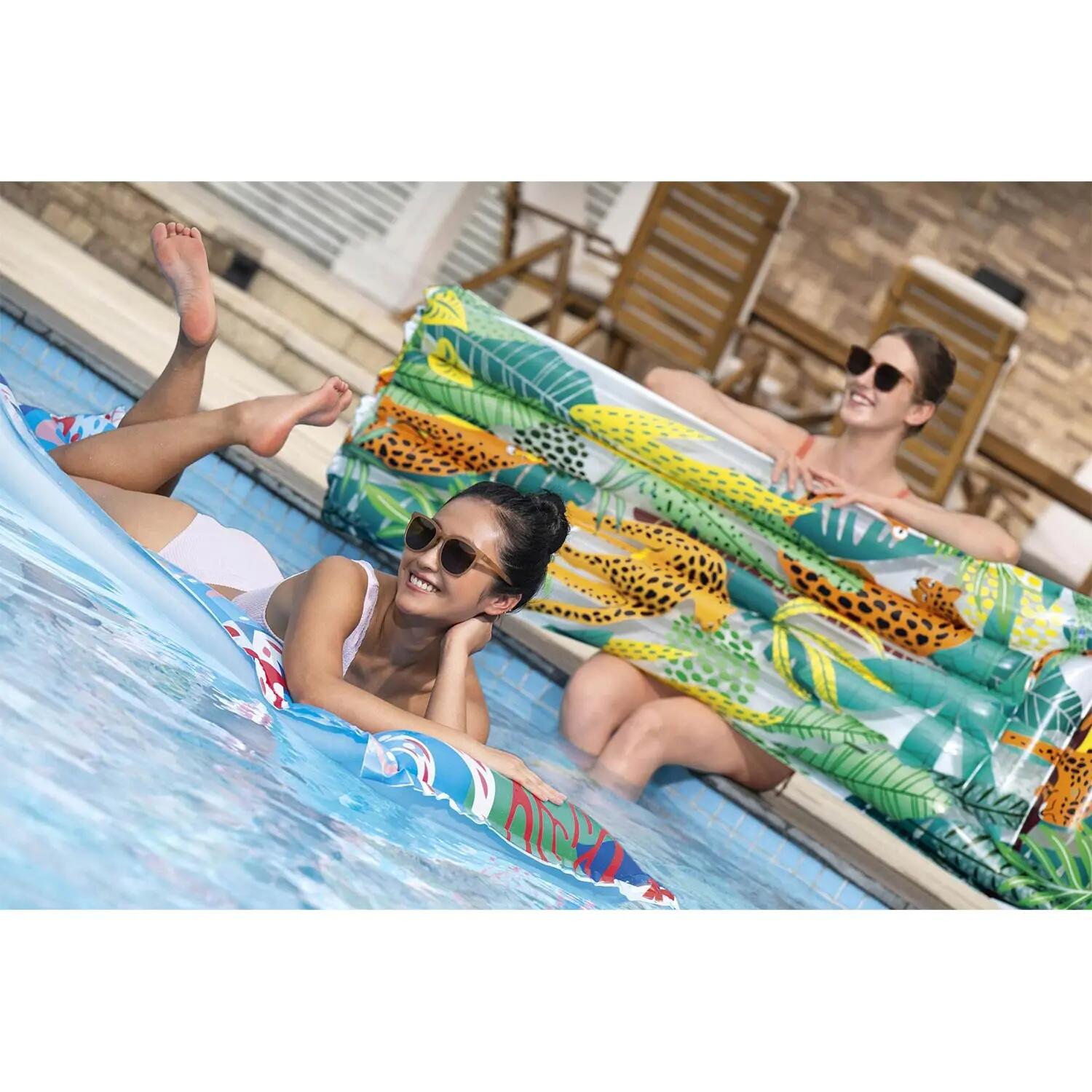 Dmuchany materac do pływania Bestway 44033-05 plażowy wodny duży 183x69 cm 11/11