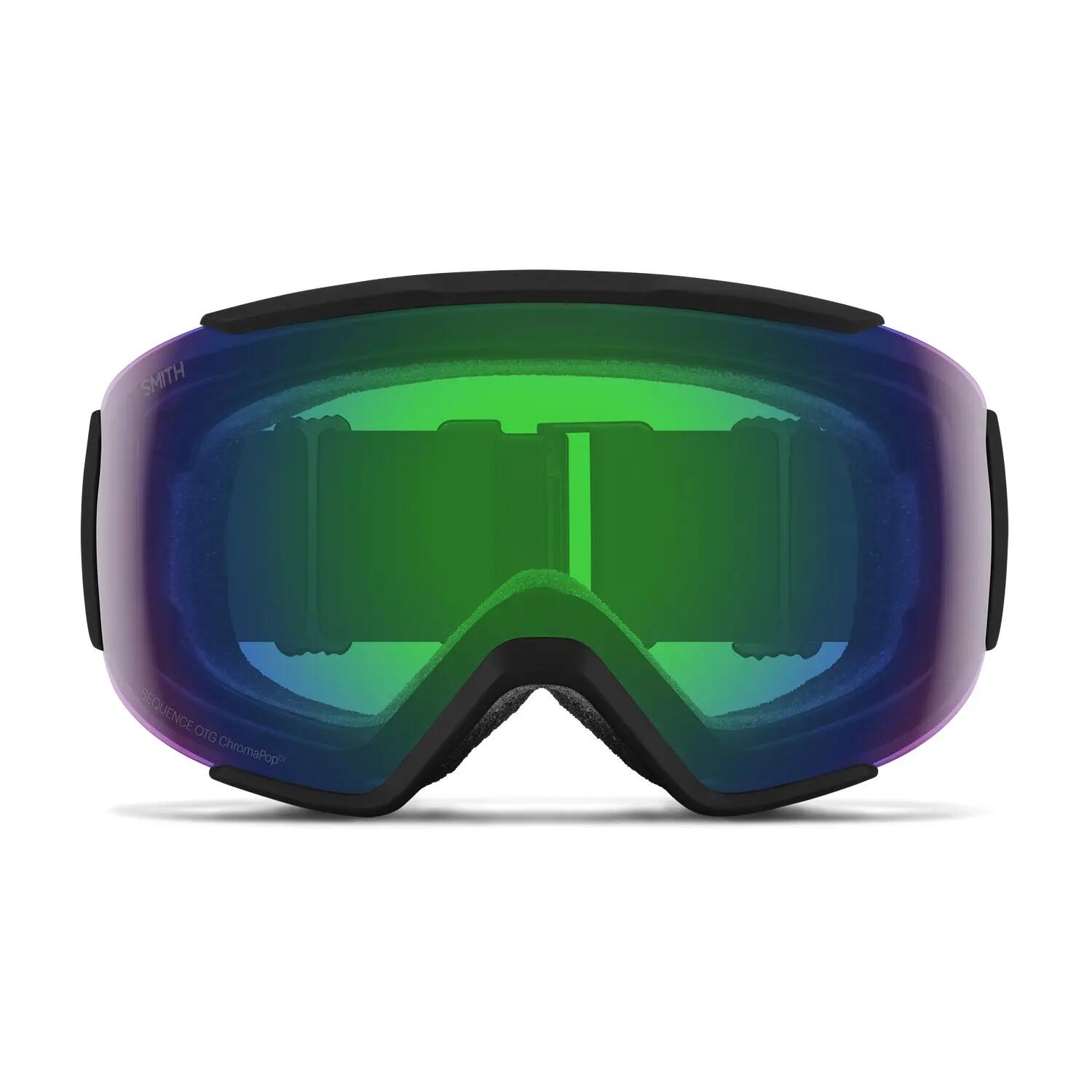 Masque Ski Sequence Otg Black Chromapop Everyday Green Mirror Cat 2 Homme 3/5