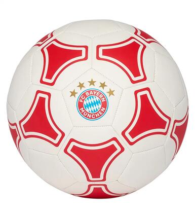 FC Bayern Munich Football - Blanc/Rouge, Gr. 5