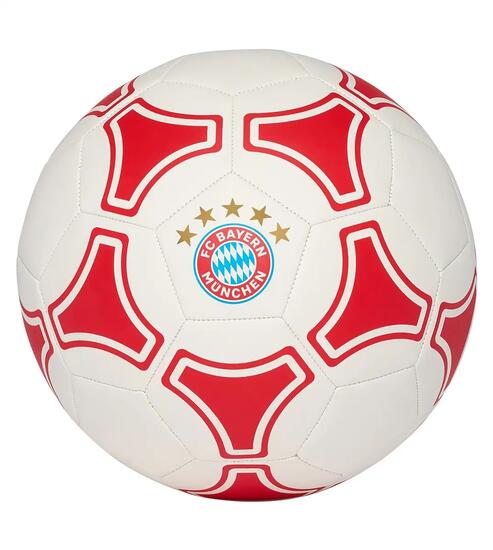FC Bayern Munich Football - Blanc/Rouge, Gr. 5