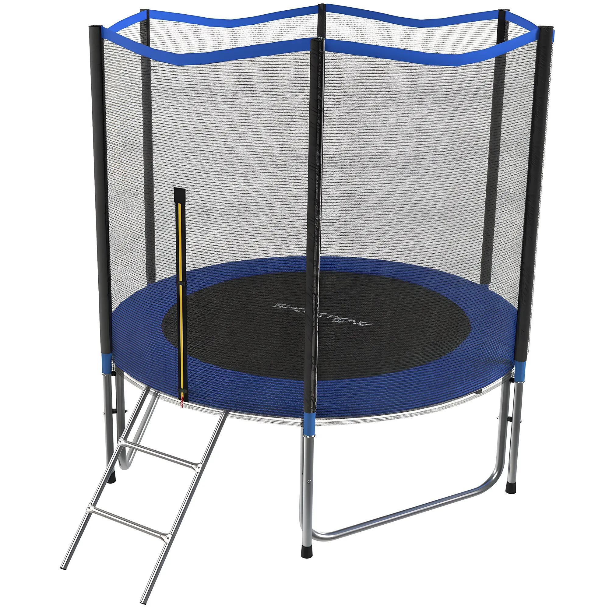 Trampoline d'extérieur Ø305 cm pour enfants avec filet de sécurité, échelle et c 2/9