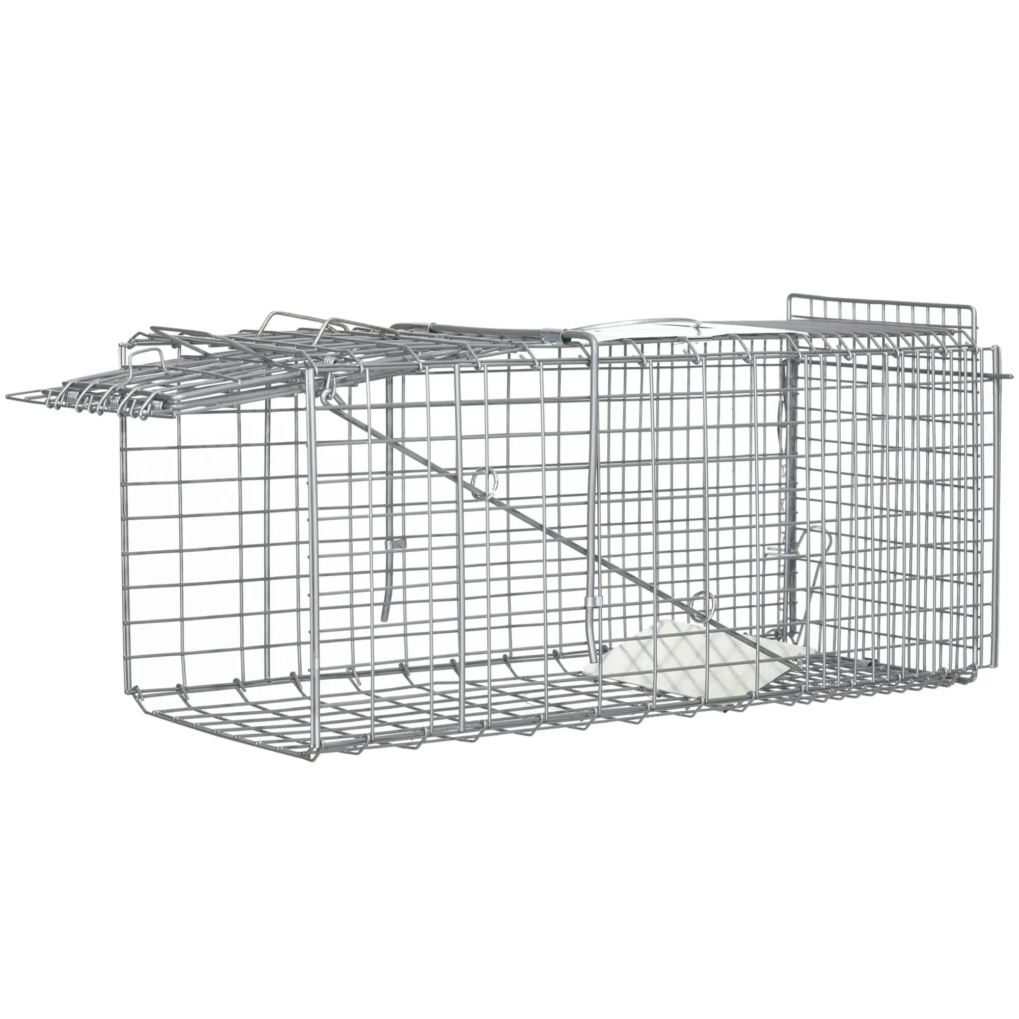 Piège cage de capture pliante pour petits animaux type rat et souris - 2 portes 2/9