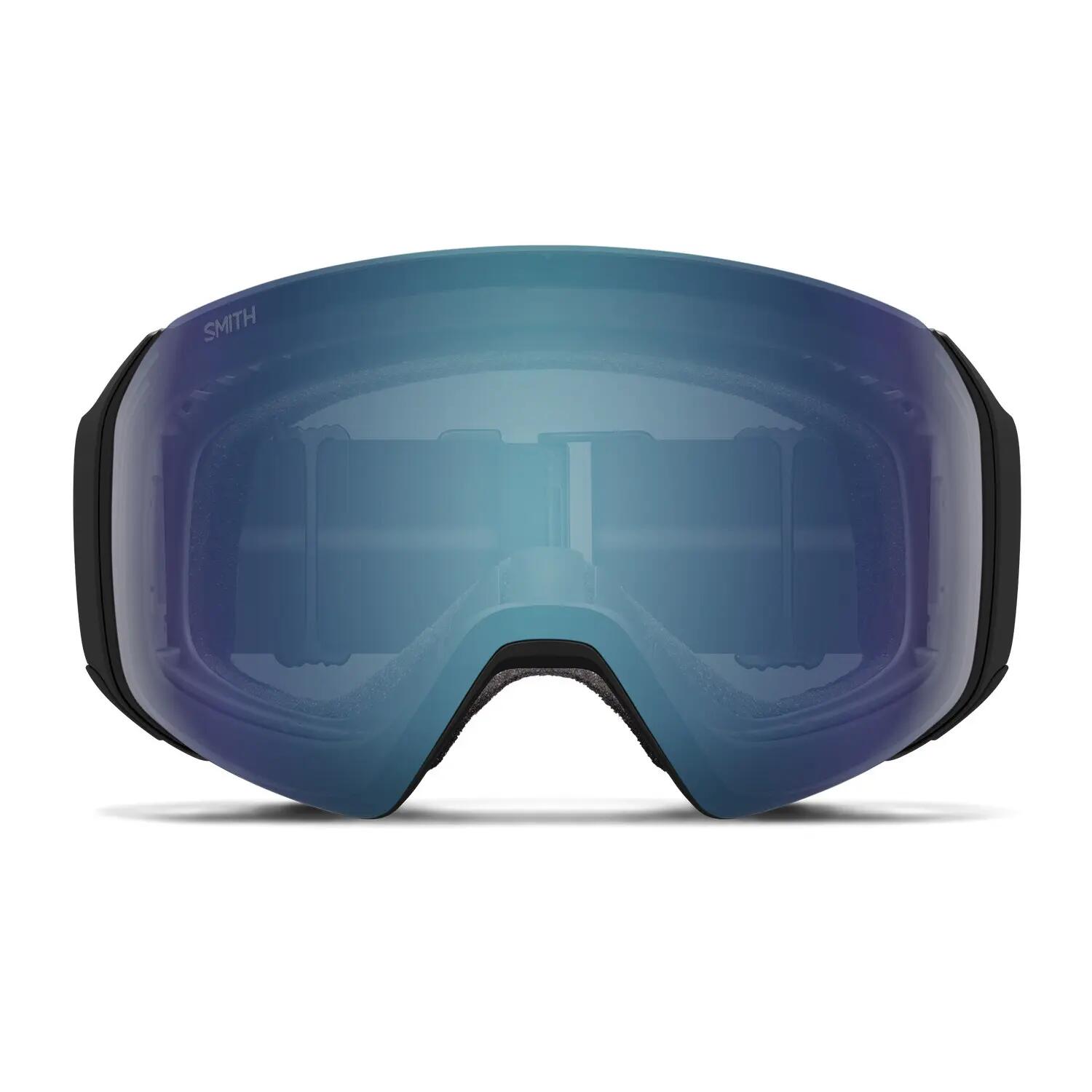 Masque Ski 4d Mag S Black Chromapop Everyday Blue Mirror Cat 2 + Cat 1 Homme 2/4