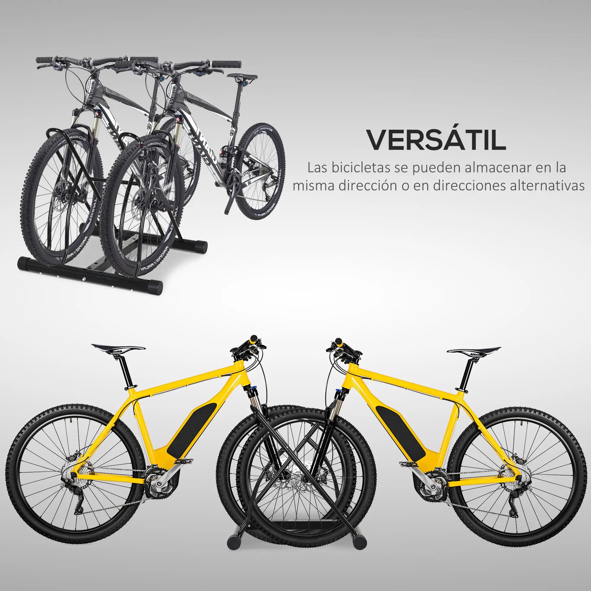 Support à vélos - Road cycling - 2 places - Montage flexible - Noir 6/6