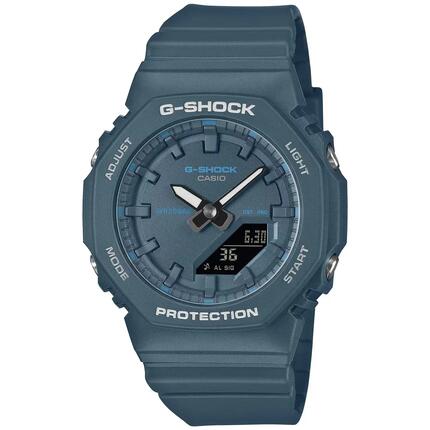 Casio Analoog En Digitaal Horloge Blauw/Blauw GMA-P2100BA-2AER