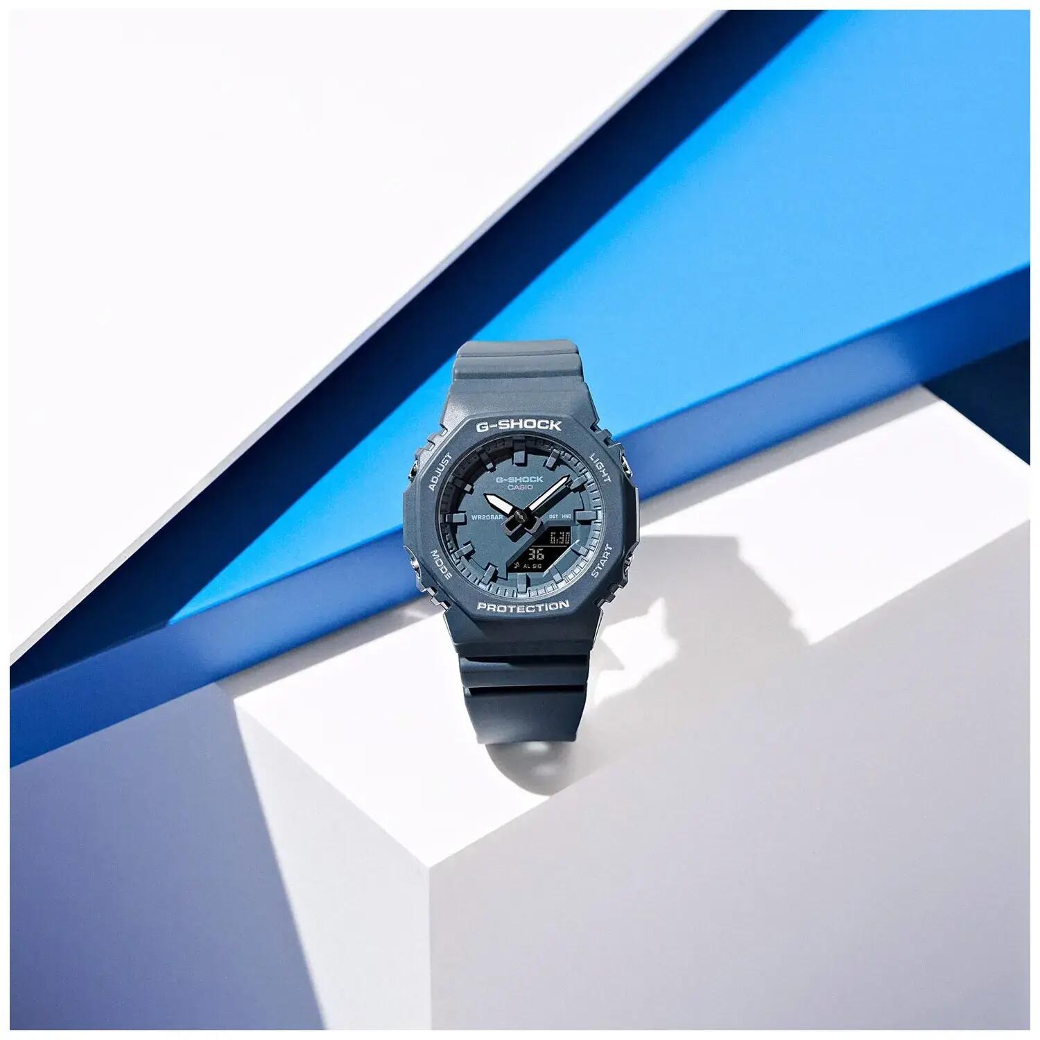 Casio Analoog En Digitaal  Horloge Blauw/Blauw GMA-P2100BA-2AER 4/6