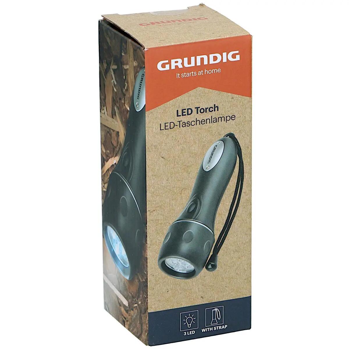 Latarka ręczna 3 LED na baterie 6/6