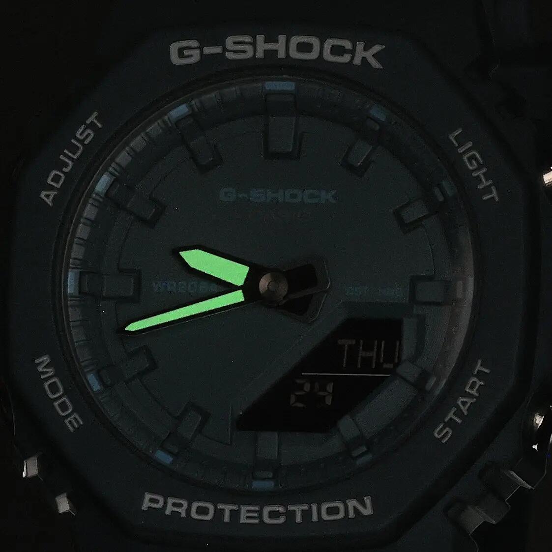 Casio Analoog En Digitaal  Horloge Blauw/Blauw GMA-P2100BA-2AER 3/6