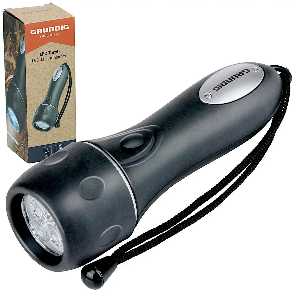 Latarka ręczna 3 LED na baterie 2/6