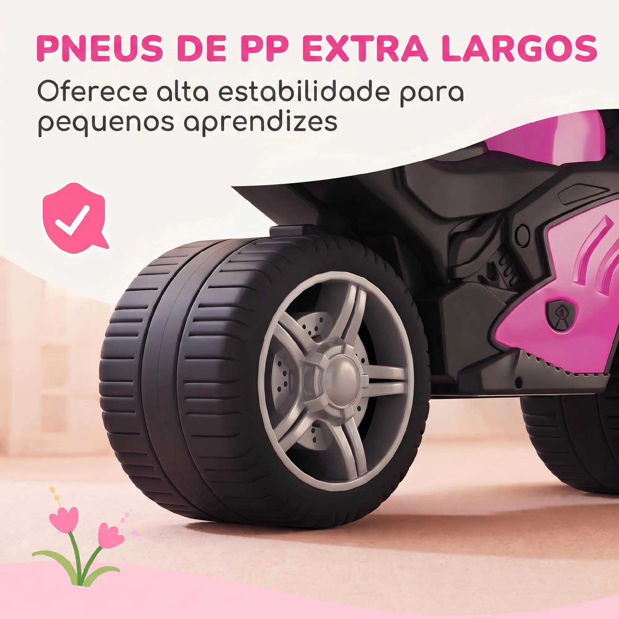 Bicicleta de equilíbrio sem pedais 62x28x38 cm rosa AIYAPLAY 6/9