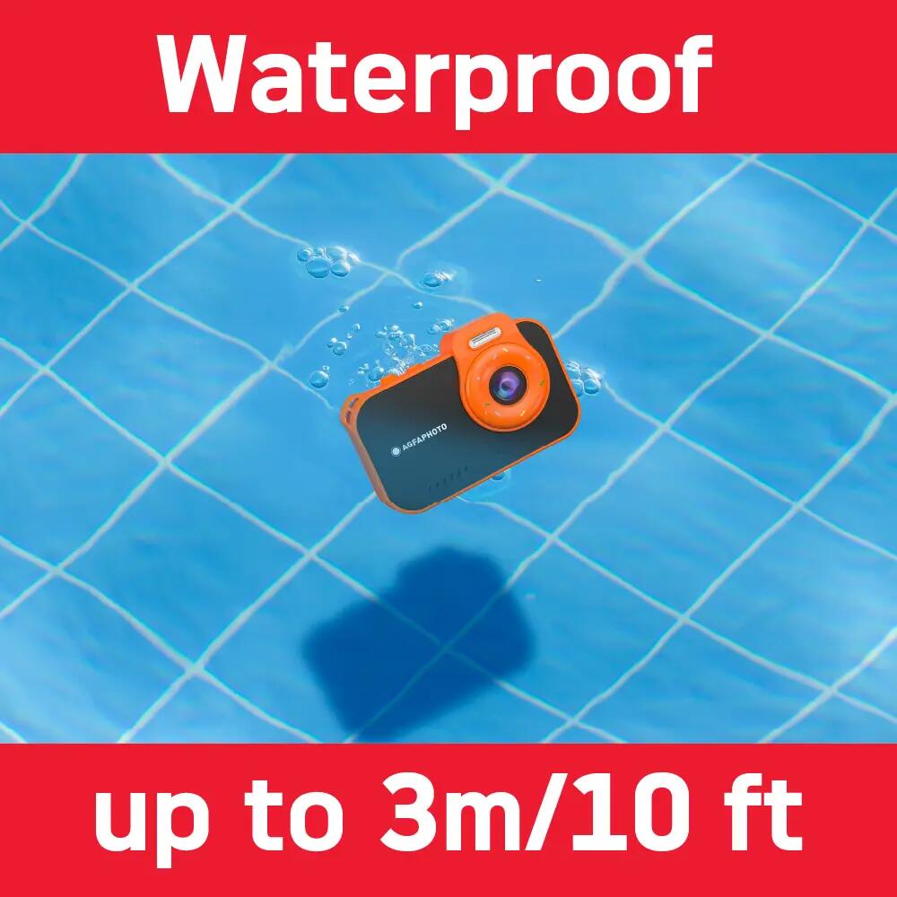 AGFAPHOTO Realikids Cam Waterproof 12MP Appareil photo enfant - Noir 4/5