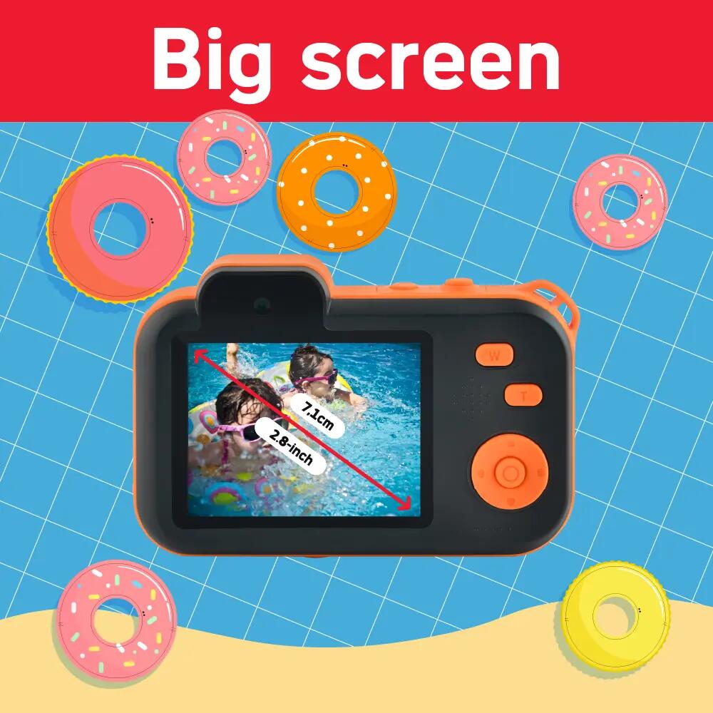 AGFAPHOTO Realikids Cam Waterproof 12MP Appareil photo enfant - Noir 3/5