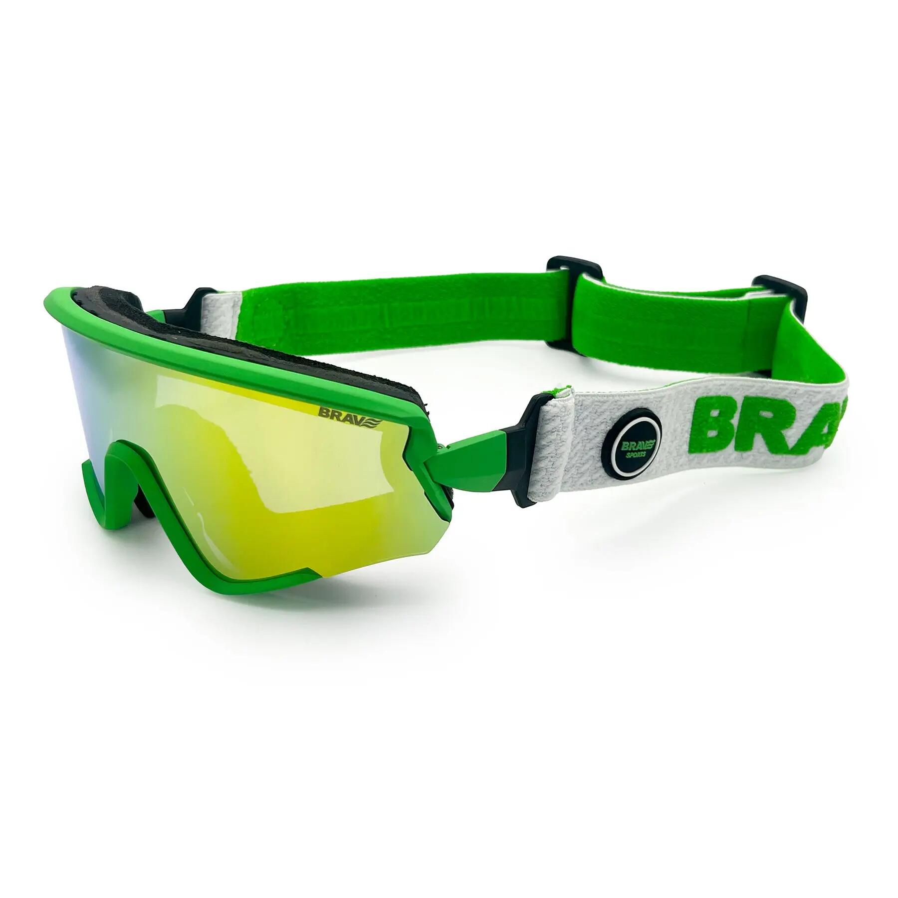 Gafas deportivas BRAVE RIFT Lime Bay polarizadas UV400 Cat. 3 2/7
