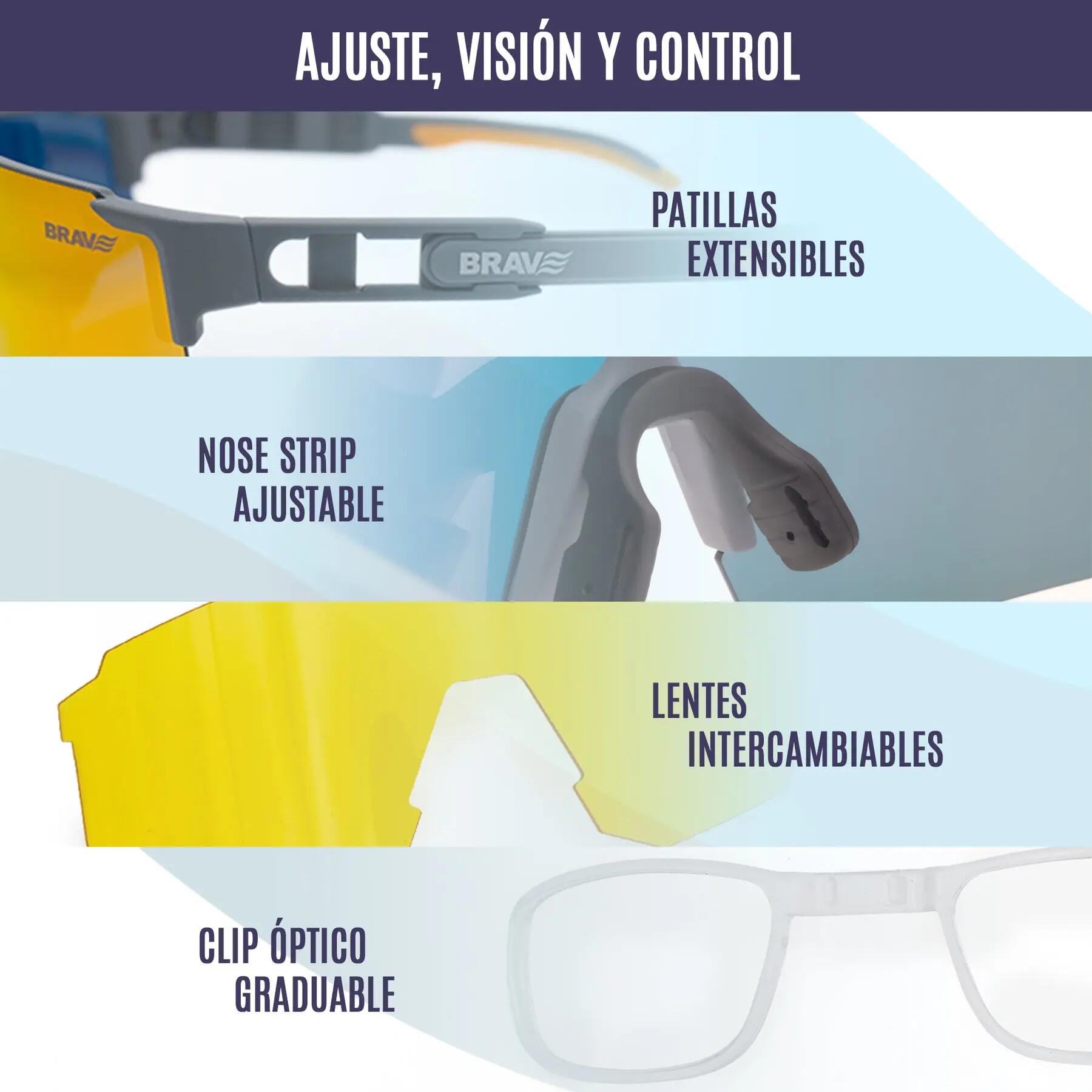Gafas deportivas BRAVE ACTIVE Heat Sand fotorcomáticas y polarizadas UV400 4/7