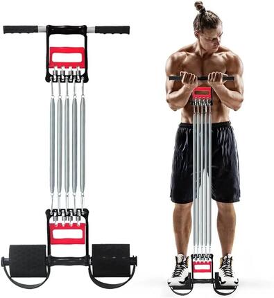 Barres de traction 3 en 1, élastique à ressort, corde de traction pour abdominau
