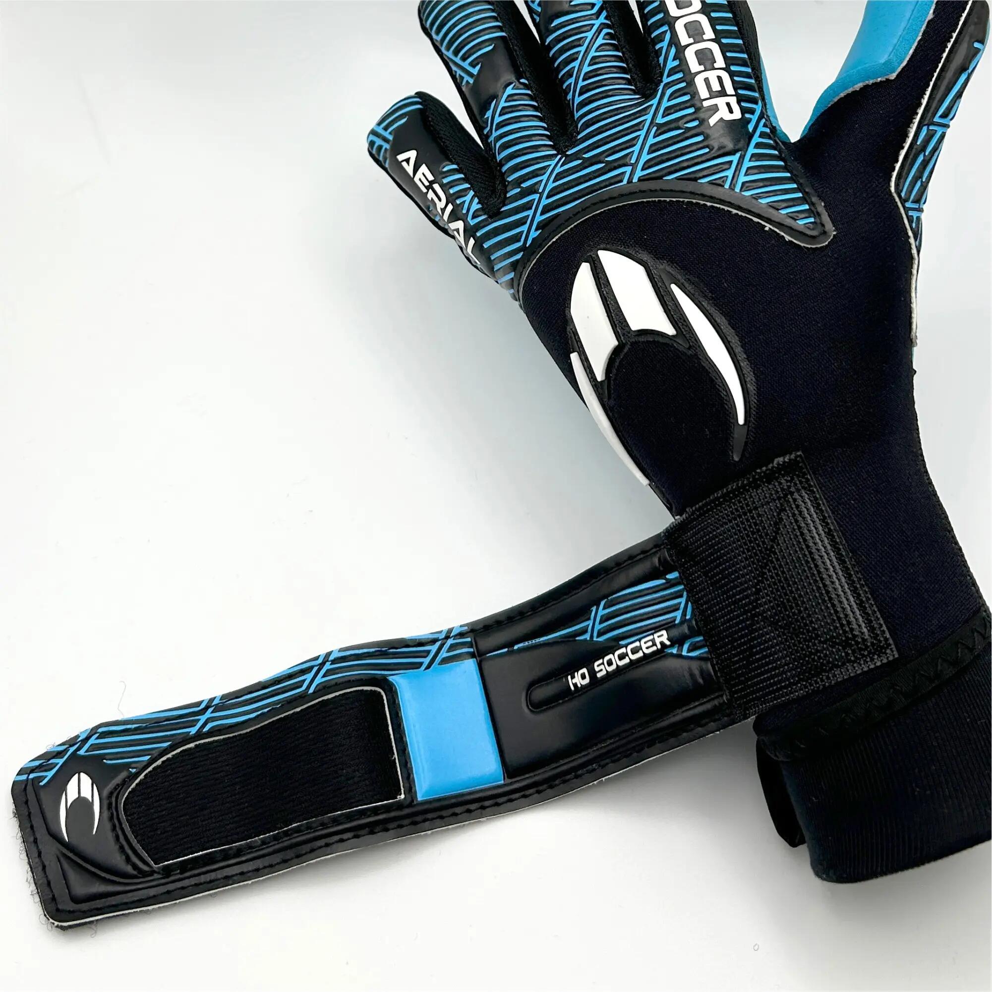 Guanti da portiere Ho Soccer per Bambini Koncept Aerial Blue Team 3/4