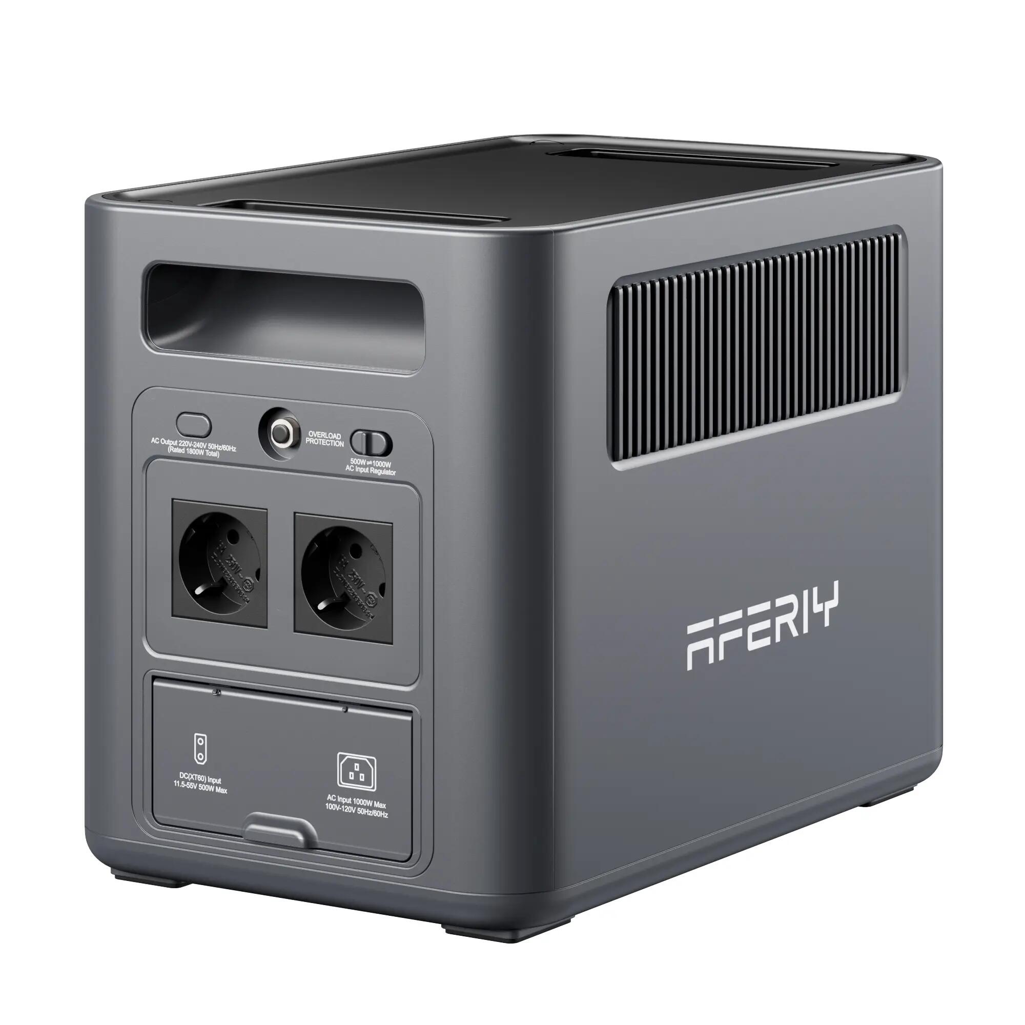 Station électrique portable  1024Wh 1800W- LiFePO4-APP UPS-11 ports polyvalents 9/10